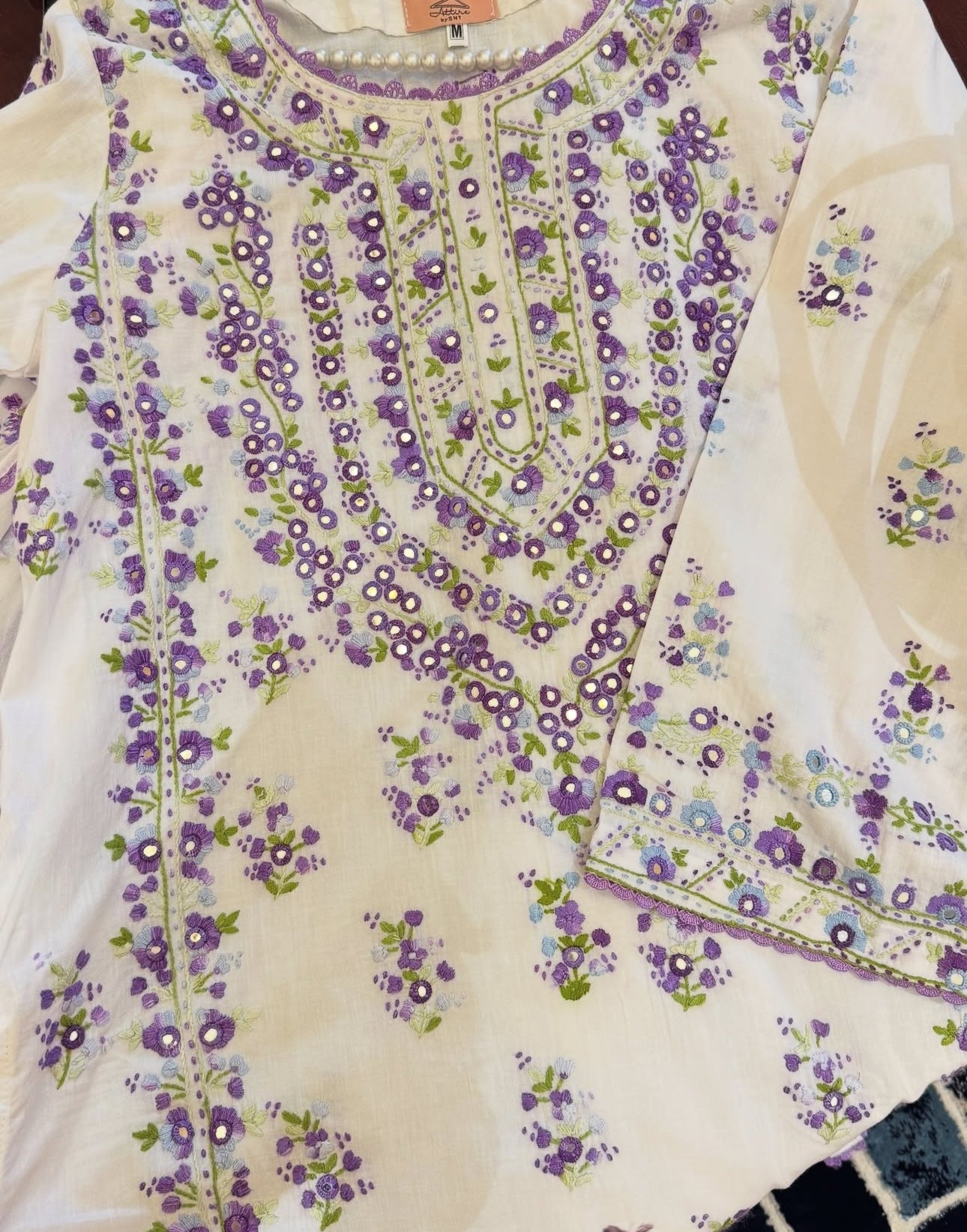 White n purple