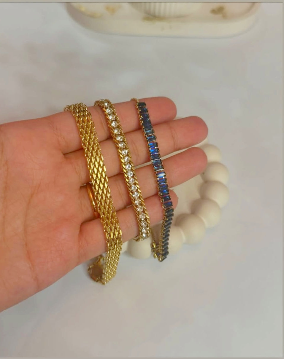 Tennis Chain bracelet set