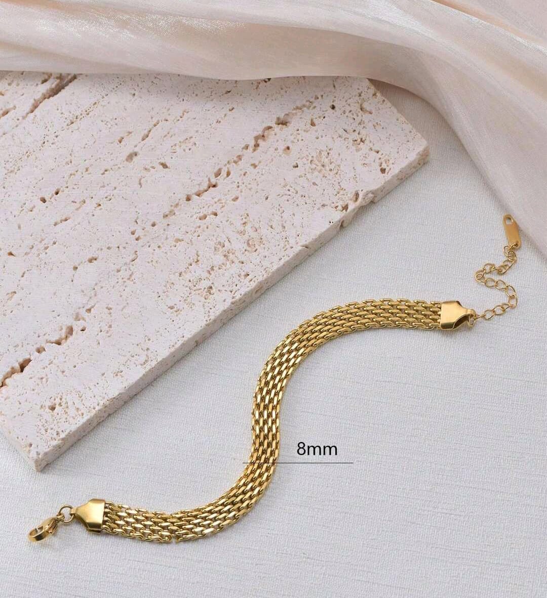 Rowena Gold Plated Bracelet