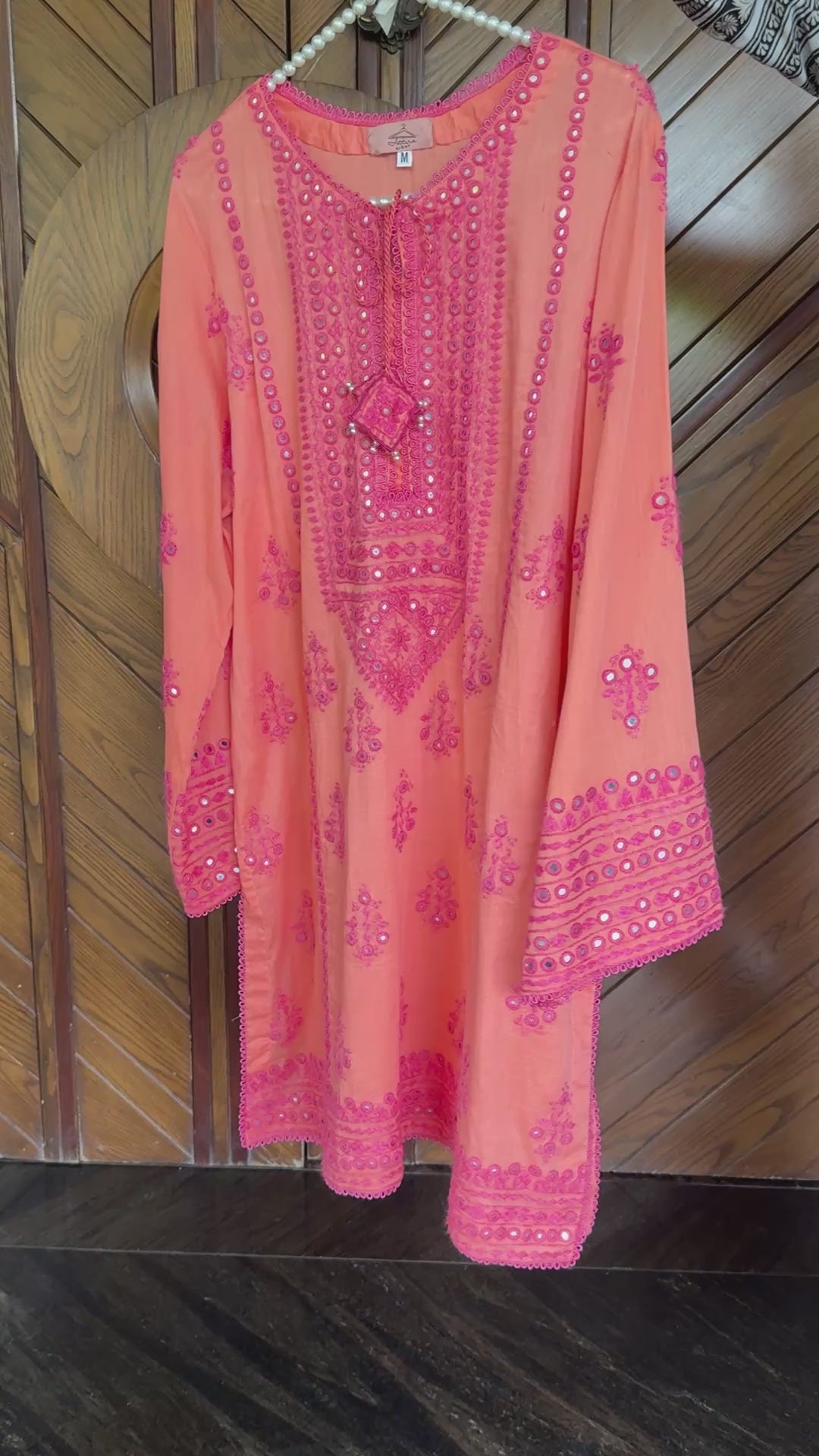 Peach farshi shalwar Set🌸