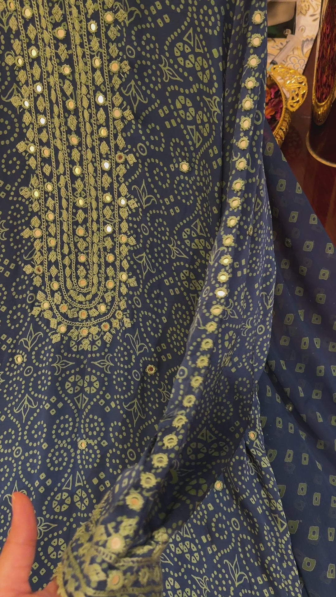 Blue Chunri 2 pc