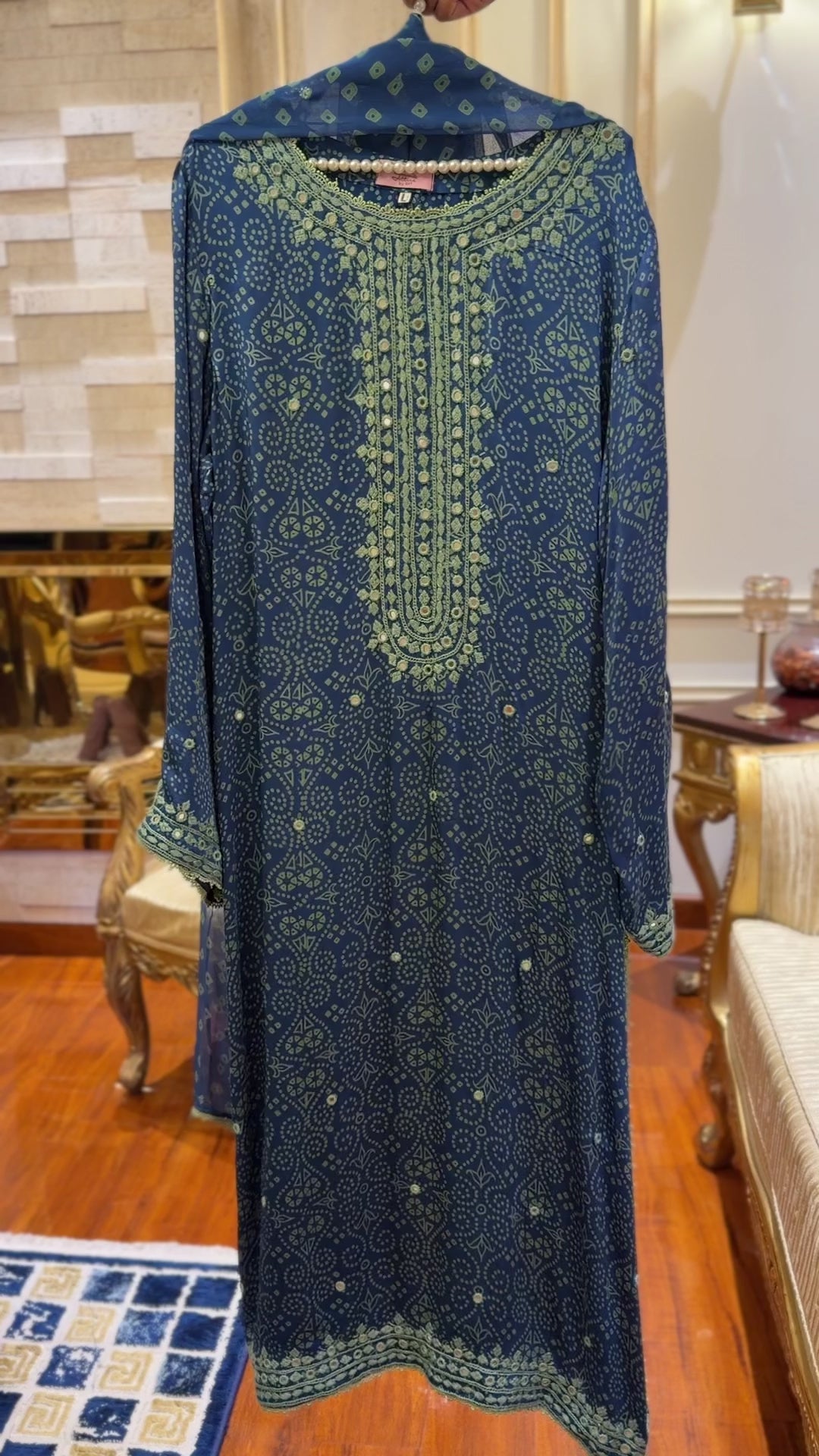 Blue Chunri 2 pc
